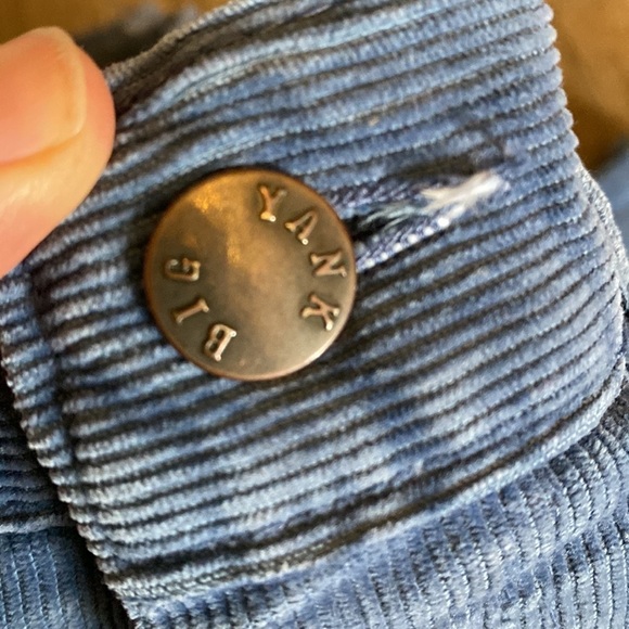 Vintage 70s Big Yank Pants Mens 32X30 dusty Blue Corduroy Retro Western - Picture 3 of 5